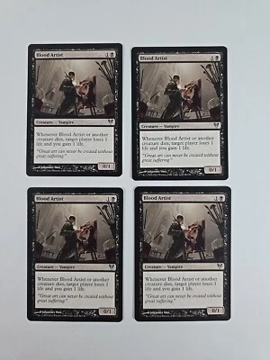 Blood Artist Magic The Gathering Mtg Avacyn Restored Card x4 - Image 1 of 2