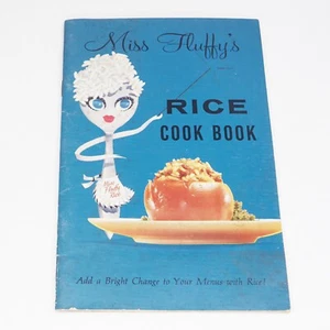 Miss Fluffy's Rice Cook Book MCM Recipes & Photographs 32pg Advertising Pamphlet - Picture 1 of 7