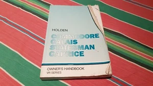 z08 owners manual glovebox VR ss calais hdt hsv s pack details entered bt1 9c1 - Picture 1 of 5