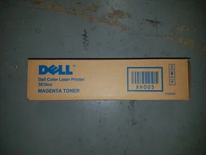 Cartucho de tóner magenta genuino Dell XH005 3010cn nuevo en caja - Imagen 1 de 1