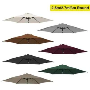 Replacement Fabric Parasol Garden Canopy Cover for 3M 8 Arm Beach Sun Umbrella - Picture 1 of 14