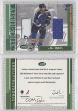 2002-03 ITG Parkhurst Stick & Jersey Al MacInnis #SJ-11 HOF