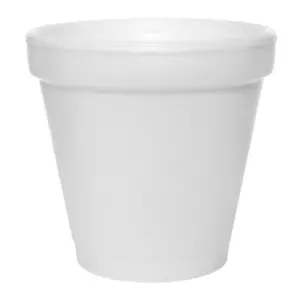 Taza de espuma 4J4 4 OZ, 4 tapas serie (estuche de 1000), blanca - Imagen 1 de 12