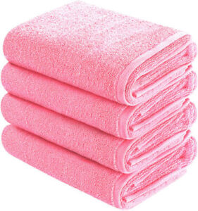 Bath Towel Large Sets Packs  27"x52 " 600 GSM 100% Cotton Highly Absorbent