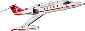 Modellino aereo di emergenza KP Model 1/144 Learjet 35 in plastica KPM14409 - Foto 1 di 3