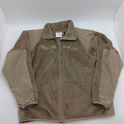 Chaqueta polar US Military Gen III Polartec para hombre grande marrón clima frío Foto 1 de 4