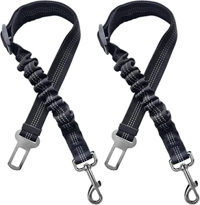 Dog Seat Belt Leash Pet Seatbelt Car Safety Adjustable Harness Dog Seatbelt Seat - Picture 1 of 12