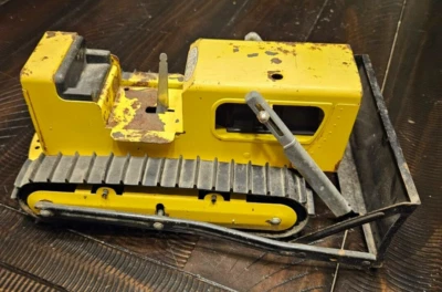 Bulldozer Mighty Vintage Original Tonka Toys No. Acero prensado 3906 años 60 Foto 1 de 4