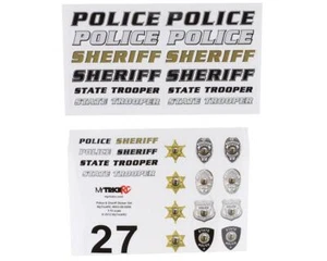 MyTrickRC Police/Sheriff Decal Set [MYKST3] - Picture 1 of 2