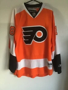 Reebok NHL Heimtrikot Philadelphia Flyer Mike Richards orange Gr. L - Bild 1 von 6