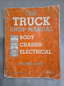 OEM 1986 Ford Medium Heavy Duty Truck Shop Service Repair Manual Body Chassis - Picture 1 of 10