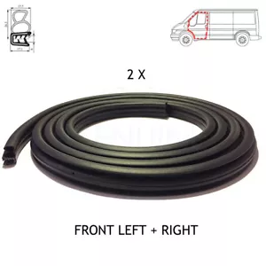 SELLO RESISTENTE PUERTA DELANTERA DERECHA + IZQUIERDA SE ADAPTA A FORD TRANSIT MK6 2000-2006 (PAR) - Imagen 1 de 4