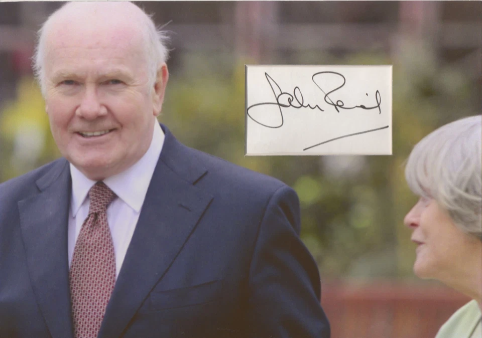 JOHN REID Signed 12X8 Photo Display LABOUR MP COA - Image 1 of 1