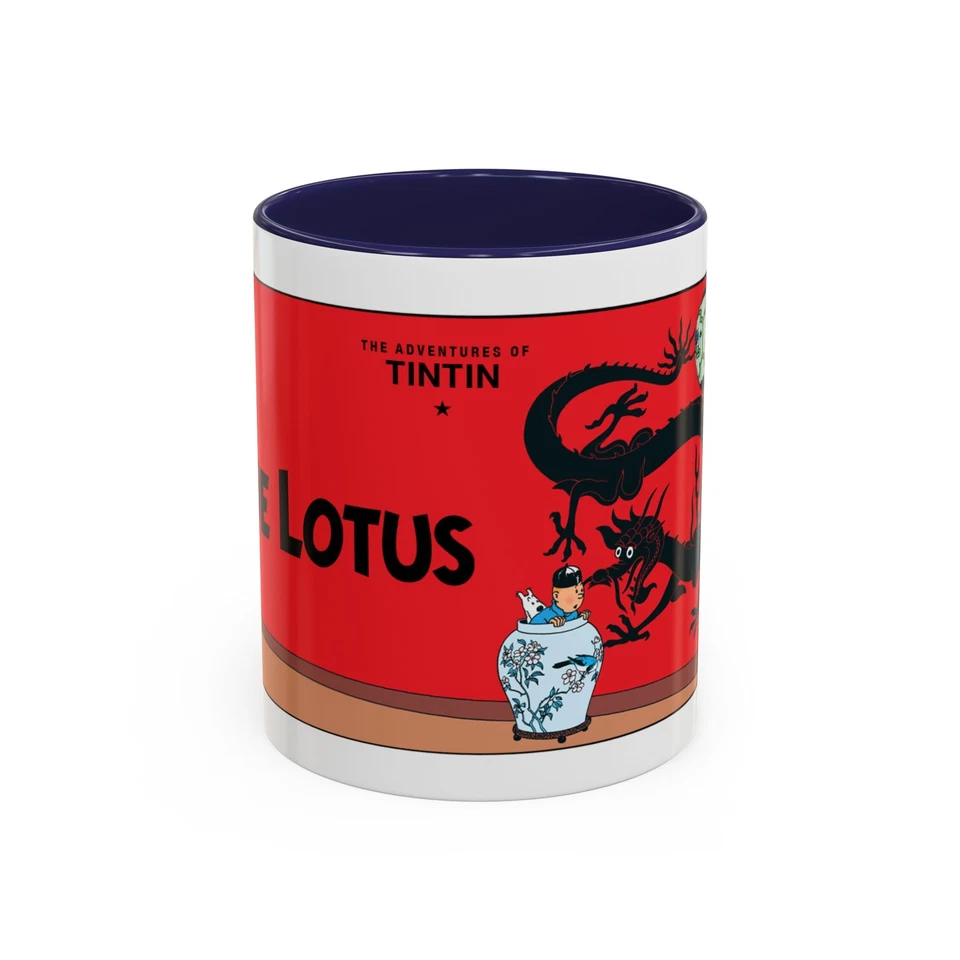 Tin-tin: The Blue Lotus 11oz mug — 第 1/1 张图片