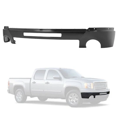 For GMC Sierra 1500 2500HD 3500HD 07-13 Black Front Bumper Face Bar GM1002832 - Image 1 of 4