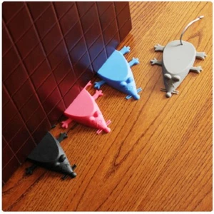 Mouse Shaped Door Wedge Stop Stopper Wall Protector Guard Bumper Safety Stopper - Picture 1 of 14