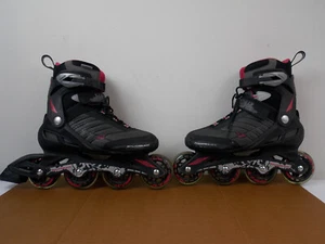 Rollerblades Zetrablade W Inline Skates Womens Sz 8 Black Pink - Picture 1 of 13