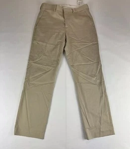 Express Producer Dress Pants Mens 30x30 Beige Straight Leg Slacks Trousers NWD - Picture 1 of 20