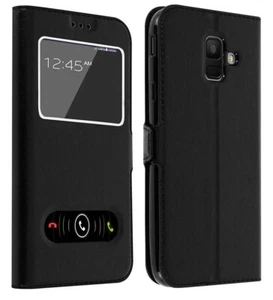 Custodia libro Magnetica Cover Finestra per Huawei P8 Lite Smart 2017 P9 Plus Y5 - Foto 1 di 3