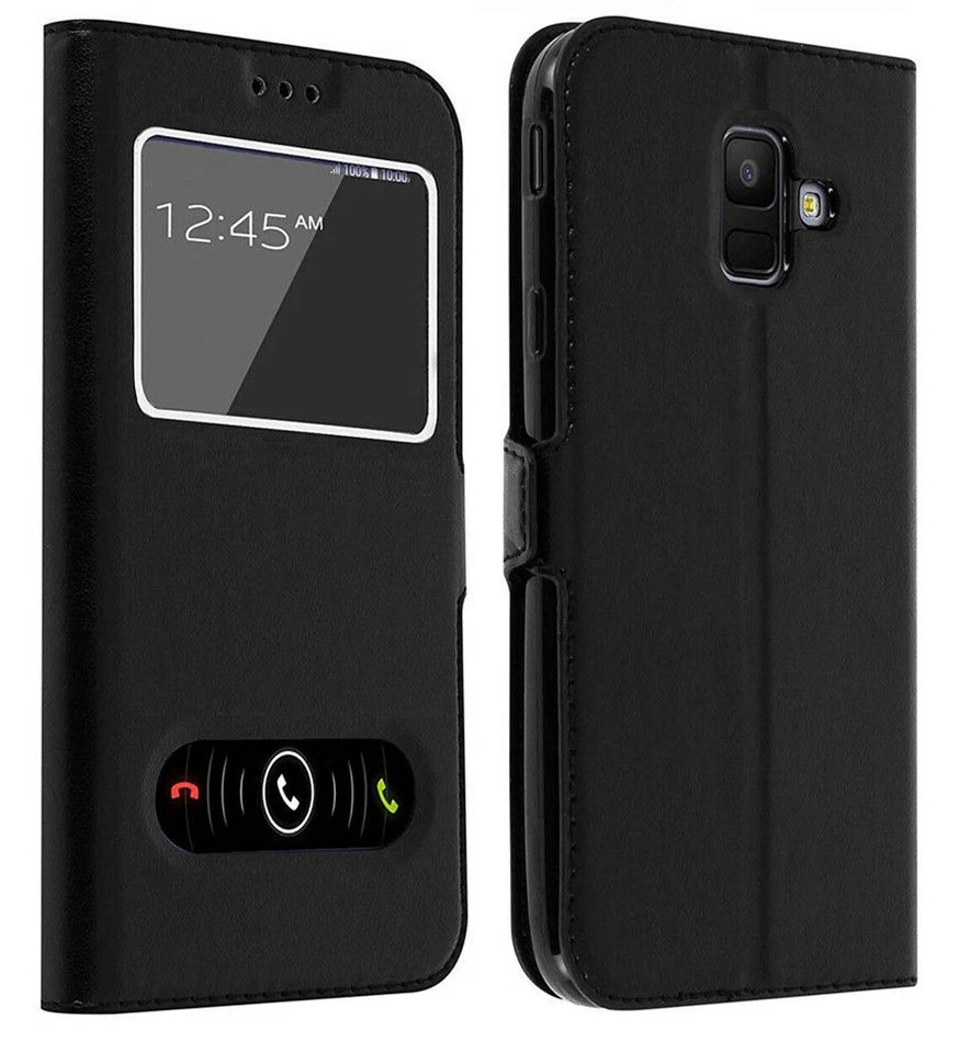 Custodia libro Magnetica Cover Finestra per Huawei P8 Lite Smart 2017 P9 Plus Y5 - Immagine 1 di 3