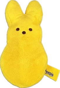 Peeps YELLOW Easter Bunny Rabbit 6” Plush Stuffed Animal Toy - Picture 1 of 10