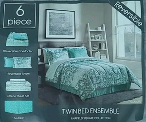 Edredón doble Fairfield Square Collection (usado) y funda de almohada (nuevo) - Imagen 1 de 11