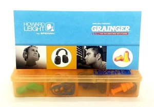 Howard Leight by Honeywell Earplugs Variety Pack of 12 in Orange Case - Picture 1 of 4