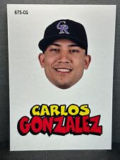 2012 Topps Archives 1967 Stickers #67S-CG Carlos Gonzalez