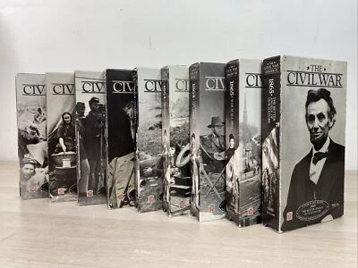 The Civil War Documentary by Ken Burns. VHS Time-Life 9 Volume Complete Box Set - Image 1 of 2