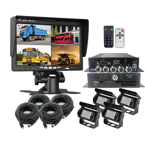256G sd MDVR 4x 1080P IR Cameras 7" Monitor for Truck Caravan Surveillance - Picture 1 of 11