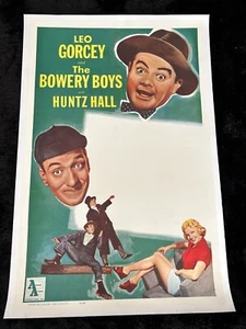 LEO GORCEY- BOWERY BOYS - HUNTZ HALL ORIG. OS "BLANK" Matinee Poster LINEN LINED - Picture 1 of 5