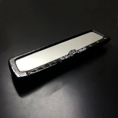 JDM DAD Crown Crystals Setting Classical Luxury Car Modified Rear View Mirrors - Image 1 of 4