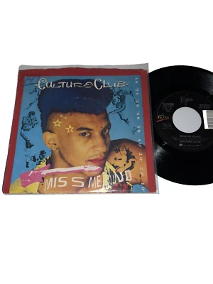 CULTURE CLUB - MISS ME BLIND/COLOUR BY NUMBERS - 7" +PS 1983 VIRGIN RECORDS EX - Image 1 of 2