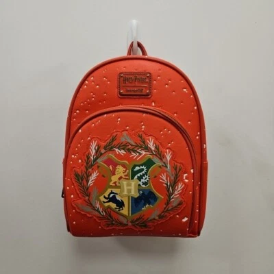 Harry Potter Backpack Loungefly Joyeux Mini Orange Travel Backpack With Tags  - Image 1 of 4