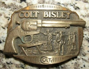 Vintage Colt Bisley Revolver Belt Buckle - Award Design Metals - Picture 1 of 2