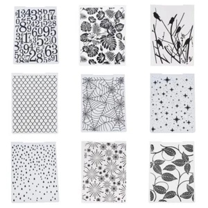 Plastic Embossing Folder Flower Stencil Die Template Scrapbooking Card Craft DIY - Picture 1 of 46