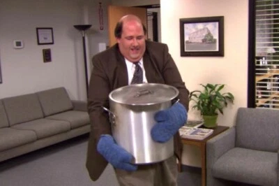 TEXAS HART DESIGNS The Office Chili Day Die Cut Glossy Fridge Magnet