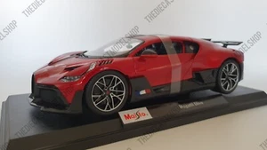 Maisto 1:18 Scale - Bugatti Divo in Two Tone Red and Black - Diecast Model Car - Picture 1 of 10
