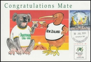 AUSTRALIA MAXI CARD KIWI KOALA SYDPEX '88 (ID:115/D0241) - Picture 1 of 1