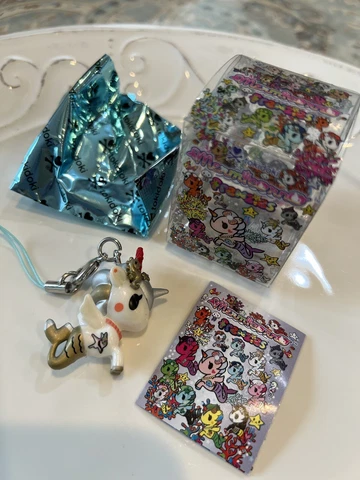 Tokidoki Mermicorno Frenzies - Coraline - Includes Box Keychain Zipper Pull Cover