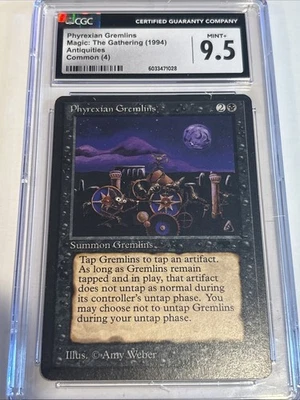PHYREXIAN GREMLINS 1994 MTG ANTIQUITIES CGC 9.5 Mint Magic The Gathering Graded - Image 1 of 3