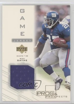 2001 Upper Deck Pros & Prospects Game Jersey Ron Dayne #RD-J - Image 1 of 2