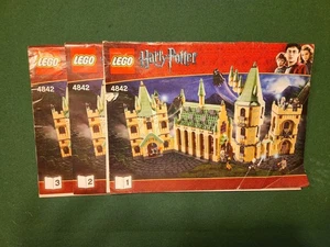 Lego Harry Potter 4842 Schloss Hogwarts Set mit drei Büchern nur Anleitung - Bild 1 von 1