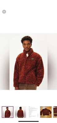 UO Parks Project High Desert Wildflower Fleece Quarter Snap Sweatshirt Sz L NWT - Image 1 of 4