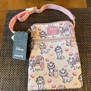 NEW with Tags Loungefly Disney Aristocats Marie Milk Passport Crossbody Bag - Picture 1 of 4