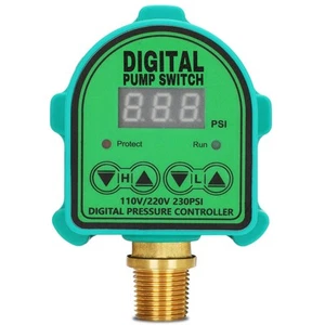 Pressostat pour Pompe à Eau et Pompe à Air, 110V/220V 10A/5A Pression Numérique... - Photo 1/8