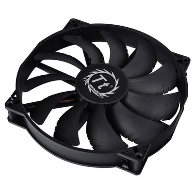 Thermaltake Pure 20 Gehäuselüfter Kühler leise 200mm 12V schwarz - Bild 1 von 2