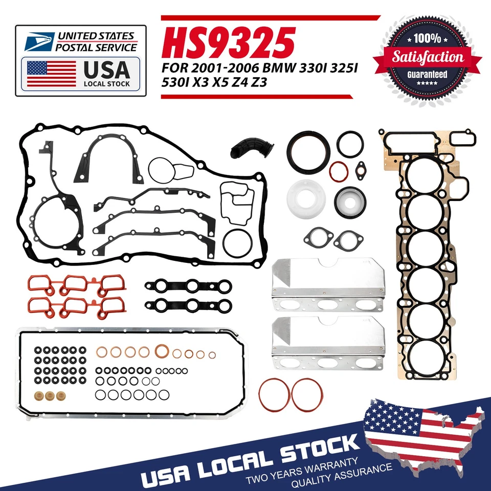 HS26245PT Full Engine MLS Head Gasket Set for 2001-2005 BMW 525I 2.5L L6 DOHC - Imagem 1 de 4