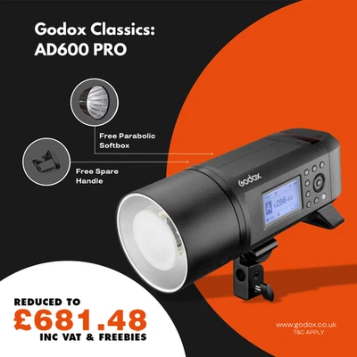 Godox Ad600Pro WITSTRO Light | Official UK Distributor + Warranty + 3 FREE Gifts - Image 1 of 4