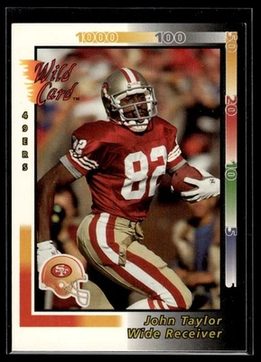 1992 Wild Card John Taylor San Francisco 49ers #99 - Image 1 of 2
